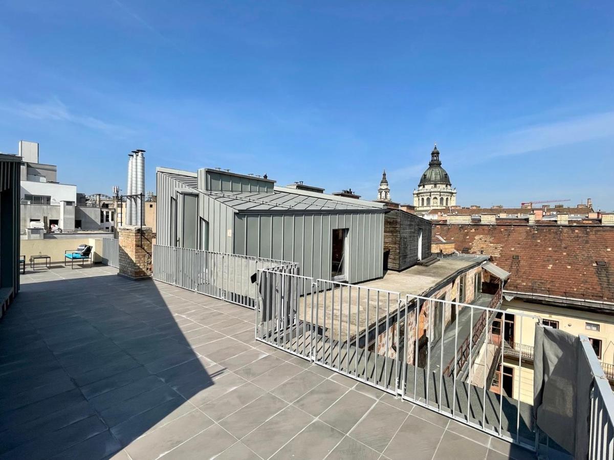 Penthouse W Private Rooftop And Free Parking Budapest Eksteriør billede