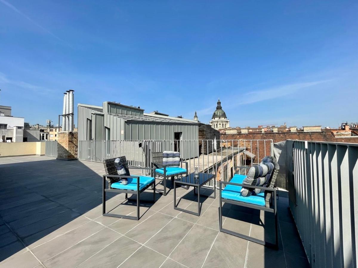 Penthouse W Private Rooftop And Free Parking Budapest Eksteriør billede